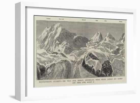 Mountaineering Accidents-null-Framed Giclee Print