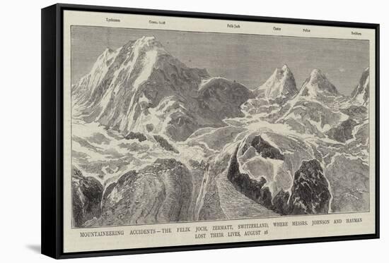 Mountaineering Accidents-null-Framed Stretched Canvas