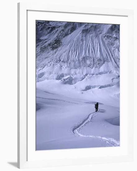 Mountaineering Everest, Nepal-Michael Brown-Framed Photographic Print