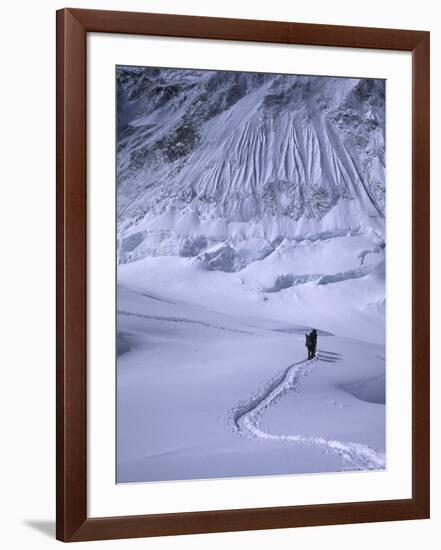 Mountaineering Everest, Nepal-Michael Brown-Framed Photographic Print
