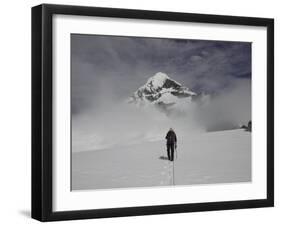 Mountaineering in New Zealand-David D'angelo-Framed Premium Photographic Print
