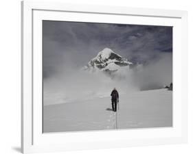 Mountaineering in New Zealand-David D'angelo-Framed Photographic Print