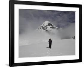 Mountaineering in New Zealand-David D'angelo-Framed Photographic Print