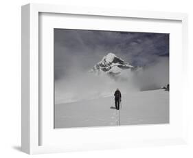 Mountaineering in New Zealand-David D'angelo-Framed Photographic Print