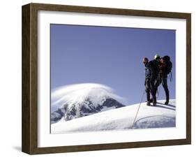 Mountaineering in New Zealand-David D'angelo-Framed Photographic Print