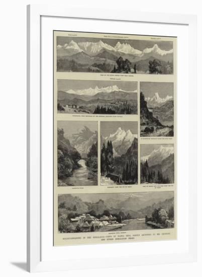 Mountaineering in the Himalayas-null-Framed Giclee Print