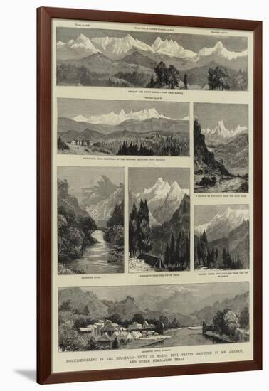 Mountaineering in the Himalayas-null-Framed Giclee Print