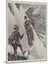 Mountaineering in the Tyrol, Turning a Corner-Richard Caton Woodville II-Mounted Giclee Print