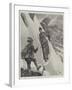 Mountaineering in the Tyrol, Turning a Corner-Richard Caton Woodville II-Framed Giclee Print