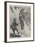 Mountaineering in the Tyrol, Turning a Corner-Richard Caton Woodville II-Framed Giclee Print