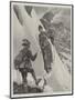 Mountaineering in the Tyrol, Turning a Corner-Richard Caton Woodville II-Mounted Premium Giclee Print