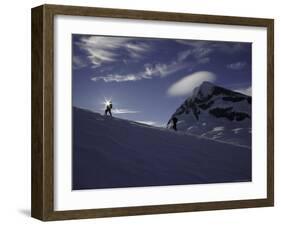 Mountaineering on Mt. Aspiring, New Zealand-David D'angelo-Framed Photographic Print