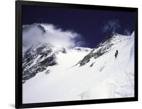 Mountaineering on Mt. Everest Southside-Michael Brown-Framed Premium Photographic Print