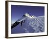 Mountaineering Through Untouched Snow, New Zealand-Michael Brown-Framed Photographic Print