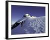 Mountaineering Through Untouched Snow, New Zealand-Michael Brown-Framed Photographic Print