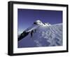 Mountaineering Through Untouched Snow, New Zealand-Michael Brown-Framed Photographic Print