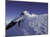 Mountaineering Through Untouched Snow, New Zealand-Michael Brown-Mounted Photographic Print
