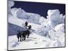 Mountaineering up Khumbu Ice Fall-Michael Brown-Mounted Photographic Print