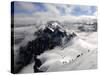 Mountaineers and Climbers, Mont Blanc Range, French Alps, France, Europe-Richardson Peter-Stretched Canvas