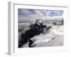 Mountaineers and Climbers, Mont Blanc Range, French Alps, France, Europe-Richardson Peter-Framed Photographic Print