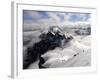 Mountaineers and Climbers, Mont Blanc Range, French Alps, France, Europe-Richardson Peter-Framed Photographic Print