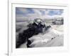 Mountaineers and Climbers, Mont Blanc Range, French Alps, France, Europe-Richardson Peter-Framed Photographic Print