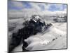 Mountaineers and Climbers, Mont Blanc Range, French Alps, France, Europe-Richardson Peter-Mounted Photographic Print