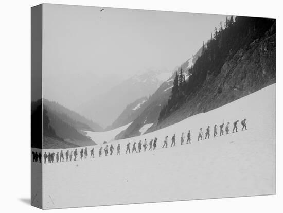 Mountaineers in the North Cascades, ca. 1909-Ashael Curtis-Stretched Canvas