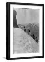 Mountaineers in the North Cascades, ca. 1909-Ashael Curtis-Framed Giclee Print