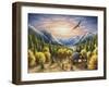 Mountainous Dreams-Chuck Black-Framed Giclee Print