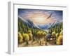 Mountainous Dreams-Chuck Black-Framed Giclee Print