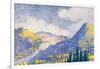 Mountainous Landscape, 1896-Henri-Edmond Cross-Framed Giclee Print