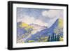 Mountainous Landscape, 1896-Henri-Edmond Cross-Framed Giclee Print