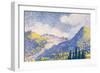 Mountainous Landscape, 1896-Henri-Edmond Cross-Framed Giclee Print