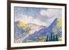 Mountainous Landscape, 1896-Henri-Edmond Cross-Framed Giclee Print