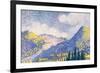 Mountainous Landscape, 1896-Henri-Edmond Cross-Framed Giclee Print