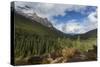 Mountainous landscape at Moraine Lake, Banff National Park, UNESCO World Heritage Site, Canadian Ro-Frank Fell-Stretched Canvas