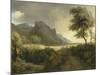 Mountainous Landscape Bathed in the Sea; the Rainbow-Pierre Henri de Valenciennes-Mounted Giclee Print