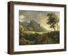 Mountainous Landscape Bathed in the Sea; the Rainbow-Pierre Henri de Valenciennes-Framed Giclee Print