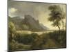 Mountainous Landscape Bathed in the Sea; the Rainbow-Pierre Henri de Valenciennes-Mounted Giclee Print