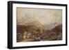 'Mountainous Landscape', c19th century-Peter De Wint-Framed Giclee Print