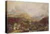 'Mountainous Landscape', c19th century-Peter De Wint-Stretched Canvas