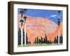 Mountainous Landscape, South Africa, 1917-Jacob Hendrik Pierneef-Framed Giclee Print