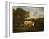 Mountainous Landscape with Cows, 1663-Adriaen van de Velde-Framed Giclee Print