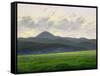 Mountainous Landscape-Caspar David Friedrich-Framed Stretched Canvas