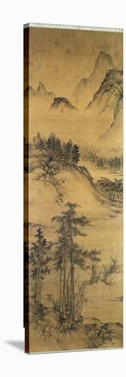 Mountainous Landscape-Sheng Tzu-Chao-Stretched Canvas