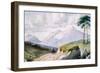 Mountainous Landscape-John Ruskin-Framed Giclee Print