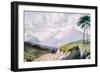 Mountainous Landscape-John Ruskin-Framed Giclee Print