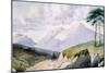 Mountainous Landscape-John Ruskin-Mounted Giclee Print