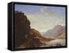 Mountainous River Landscape-Herman the Younger Saftleven-Framed Stretched Canvas